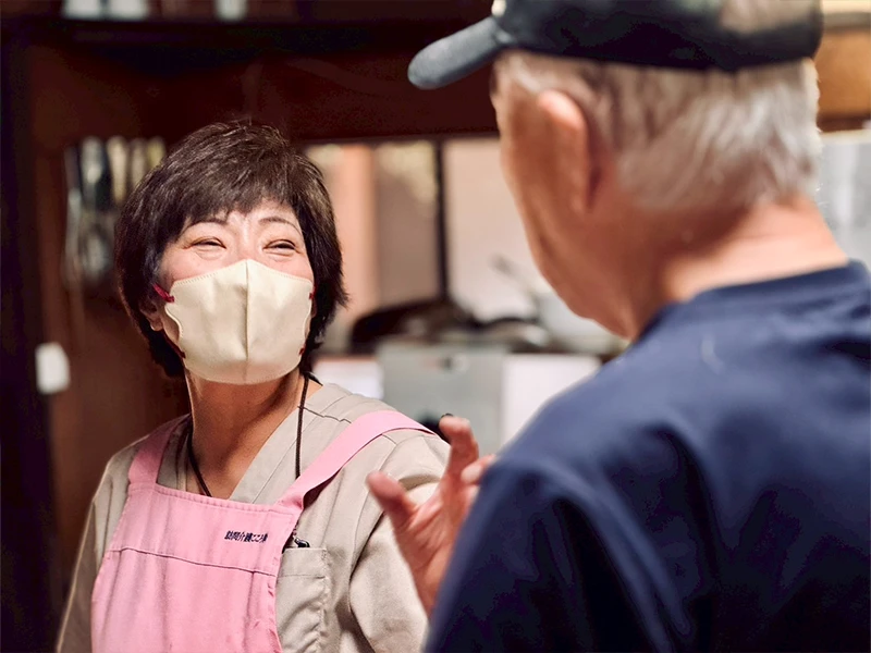 お話をしている様子